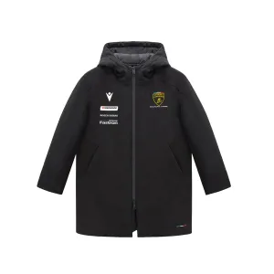 Automobili Lamborghini Squadra Corse Kids Team Padded Softshell Parka - Youth Black