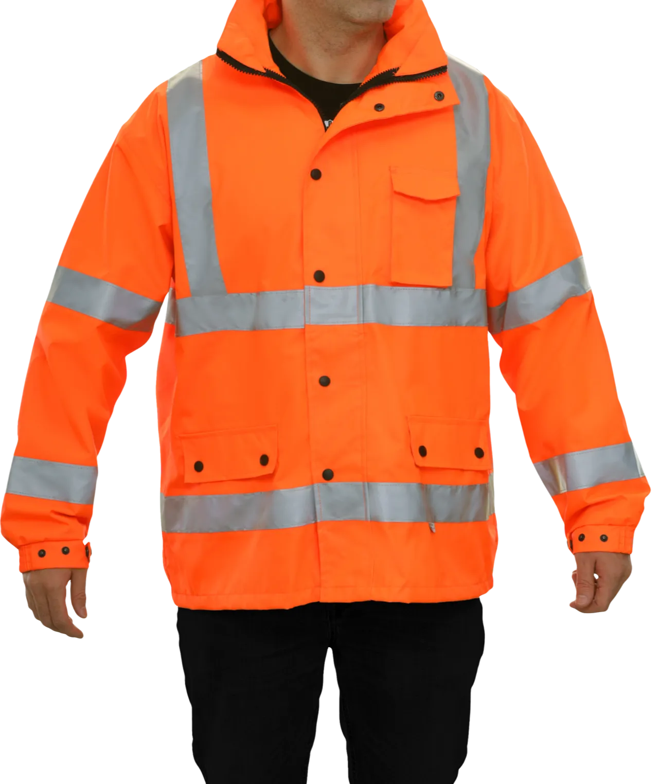 431STOR ANSI 3 300D Poly Oxford Waterproof & Breathable Parka Hi Vis Coat