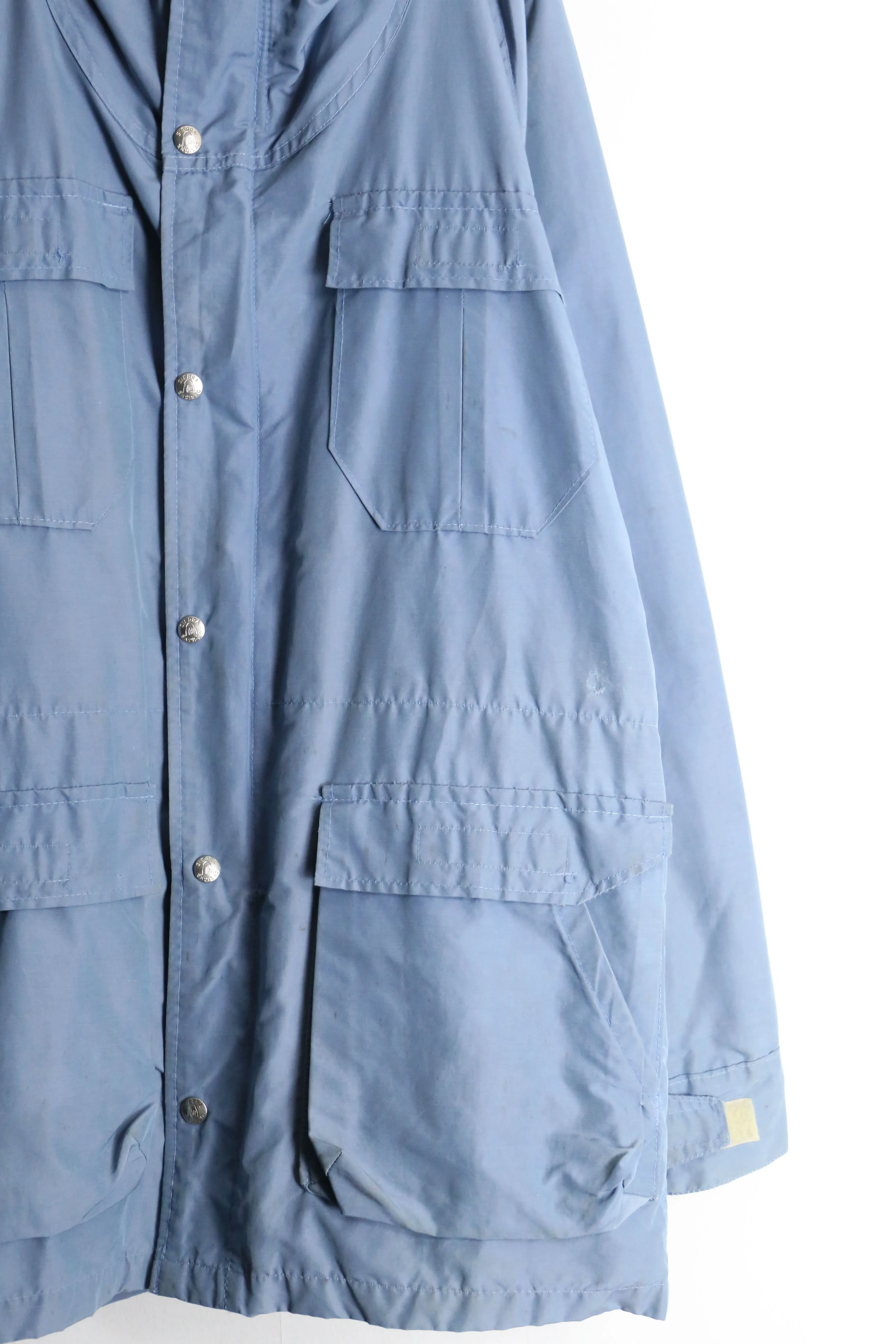 70's "SIERRA DESIGNS" 60/40 light blue mountain parka