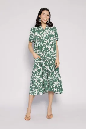 Amarisa Dress in Green Floral