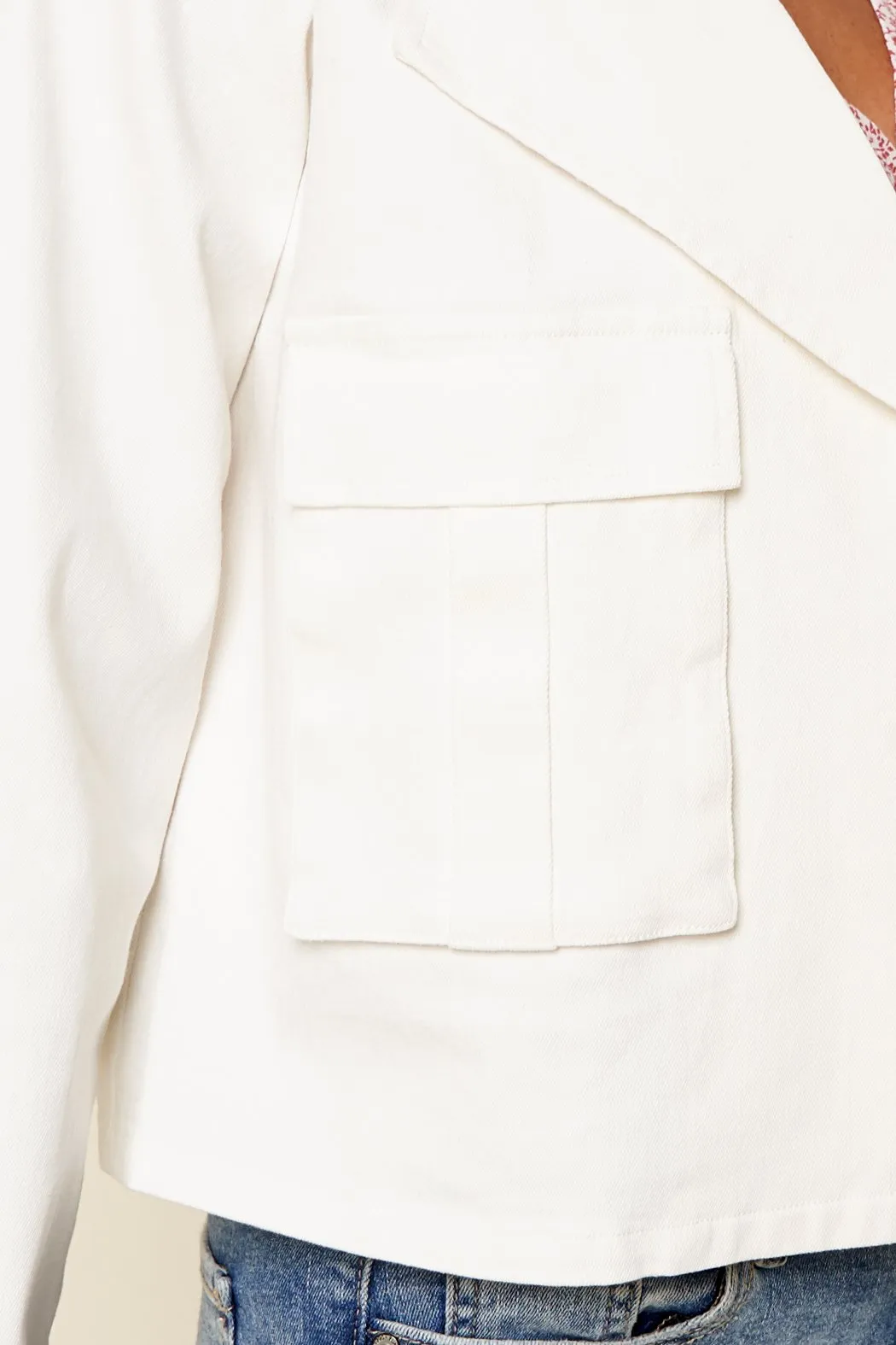 Anemone Cropped Utility Jacket