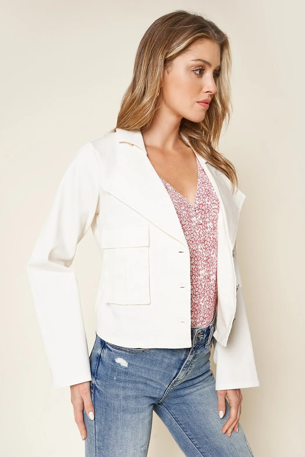 Anemone Cropped Utility Jacket