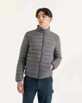 Anthracite Aragon lightweight stretch puffer jacket