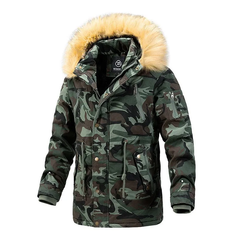 Camouflage Male Parka Jacket (2 colors)