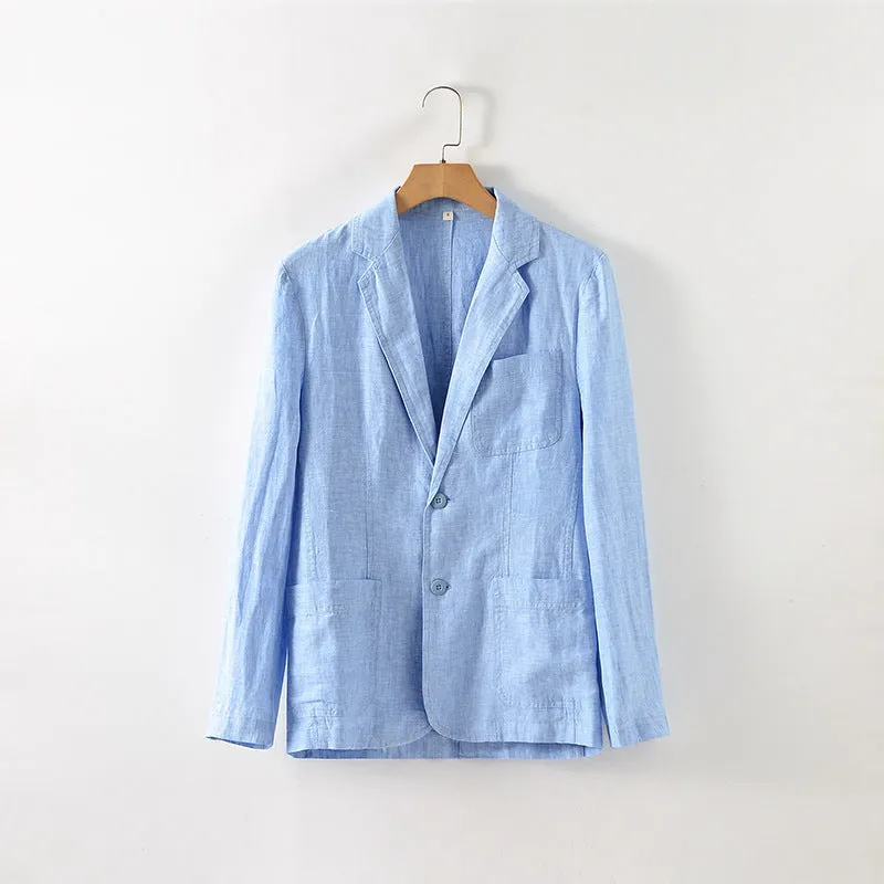 Casual Linen Suit Thin Jacket