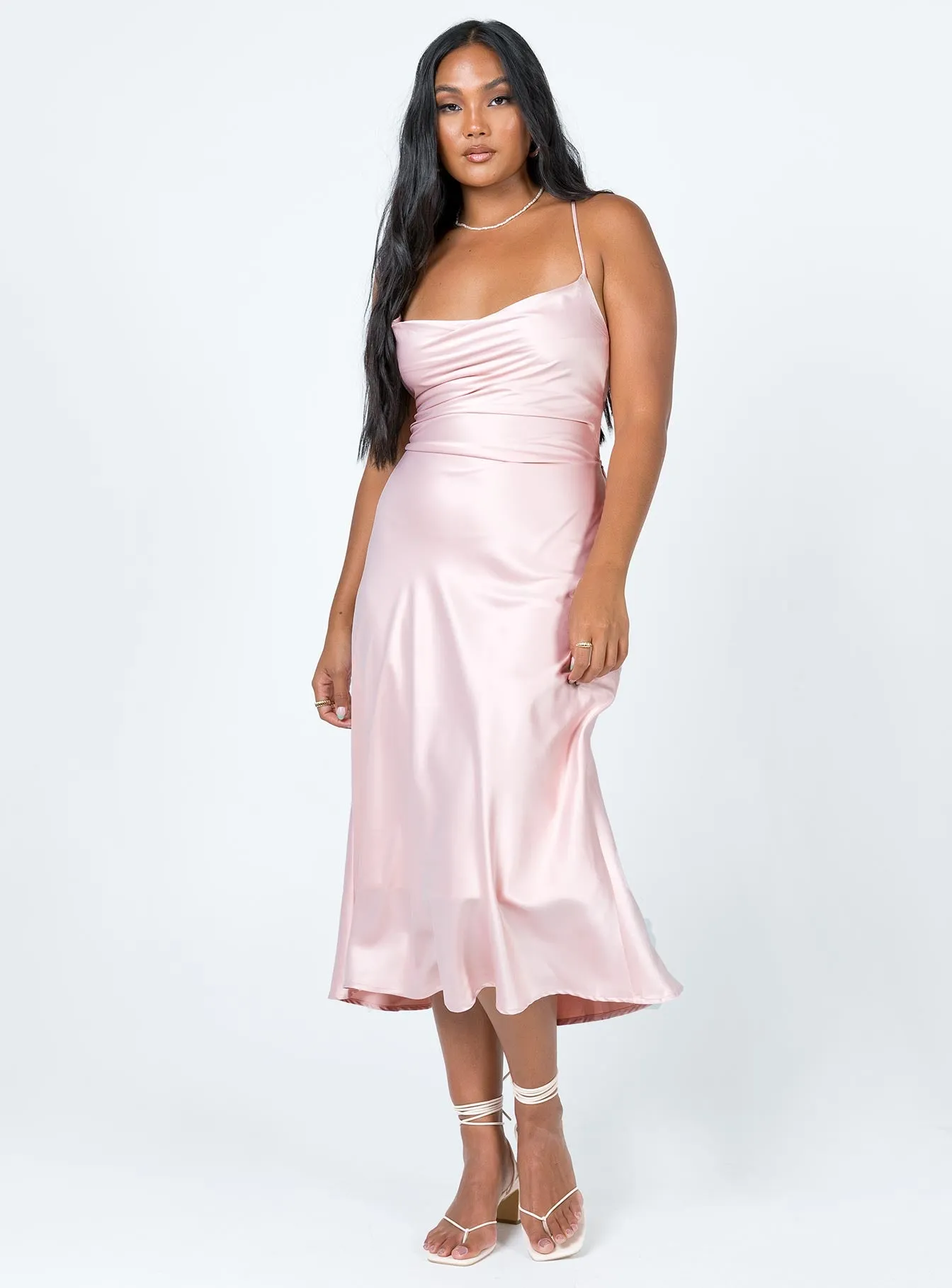 Celena Midi Dress Pink