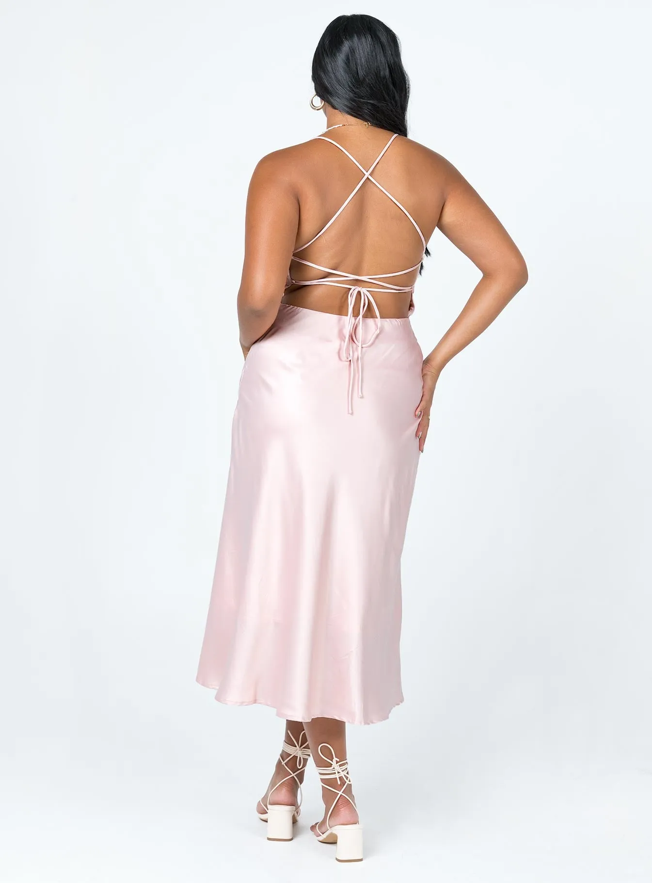 Celena Midi Dress Pink