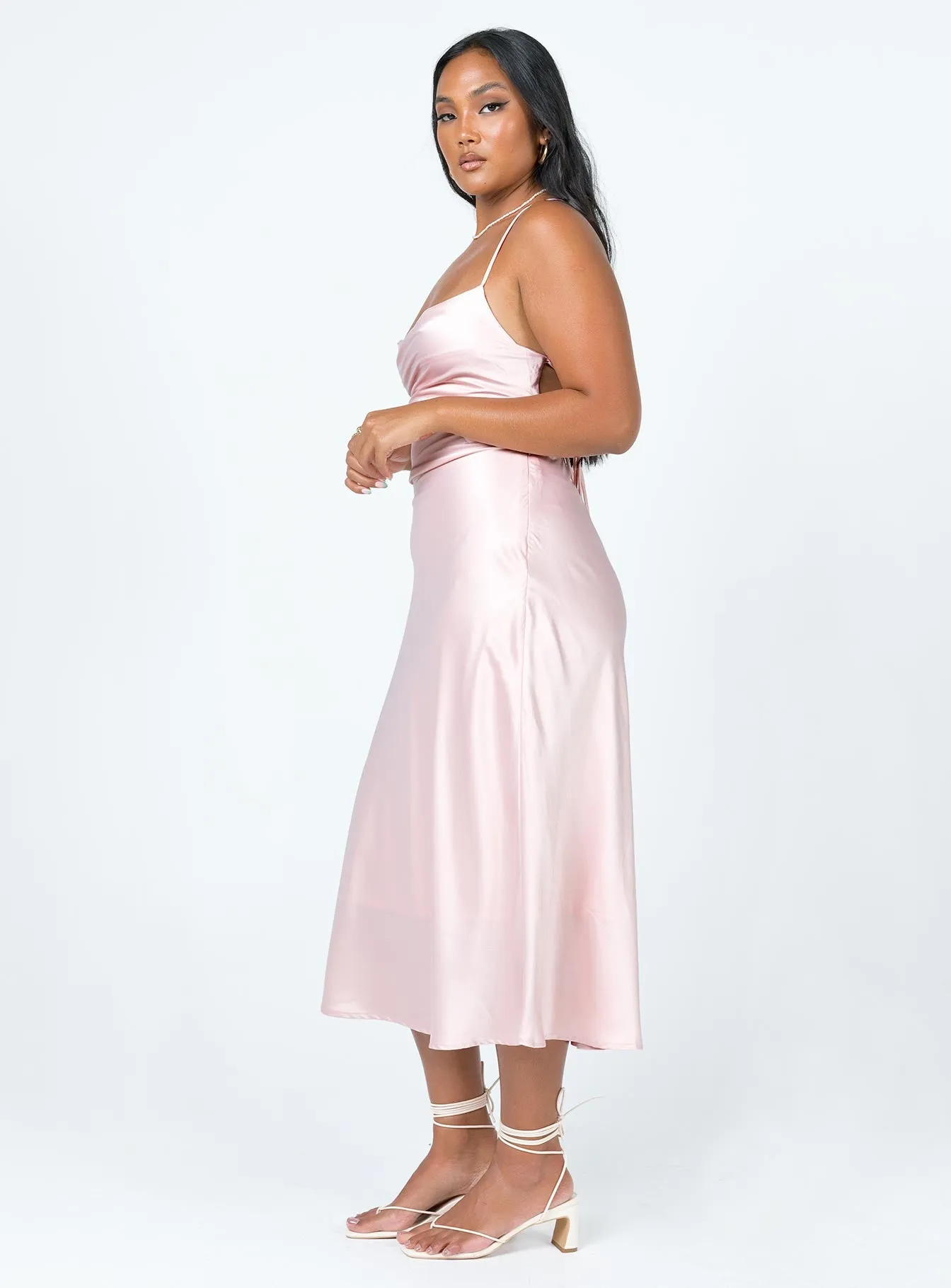 Celena Midi Dress Pink