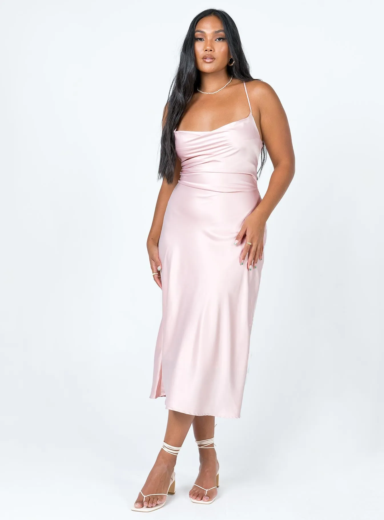 Celena Midi Dress Pink