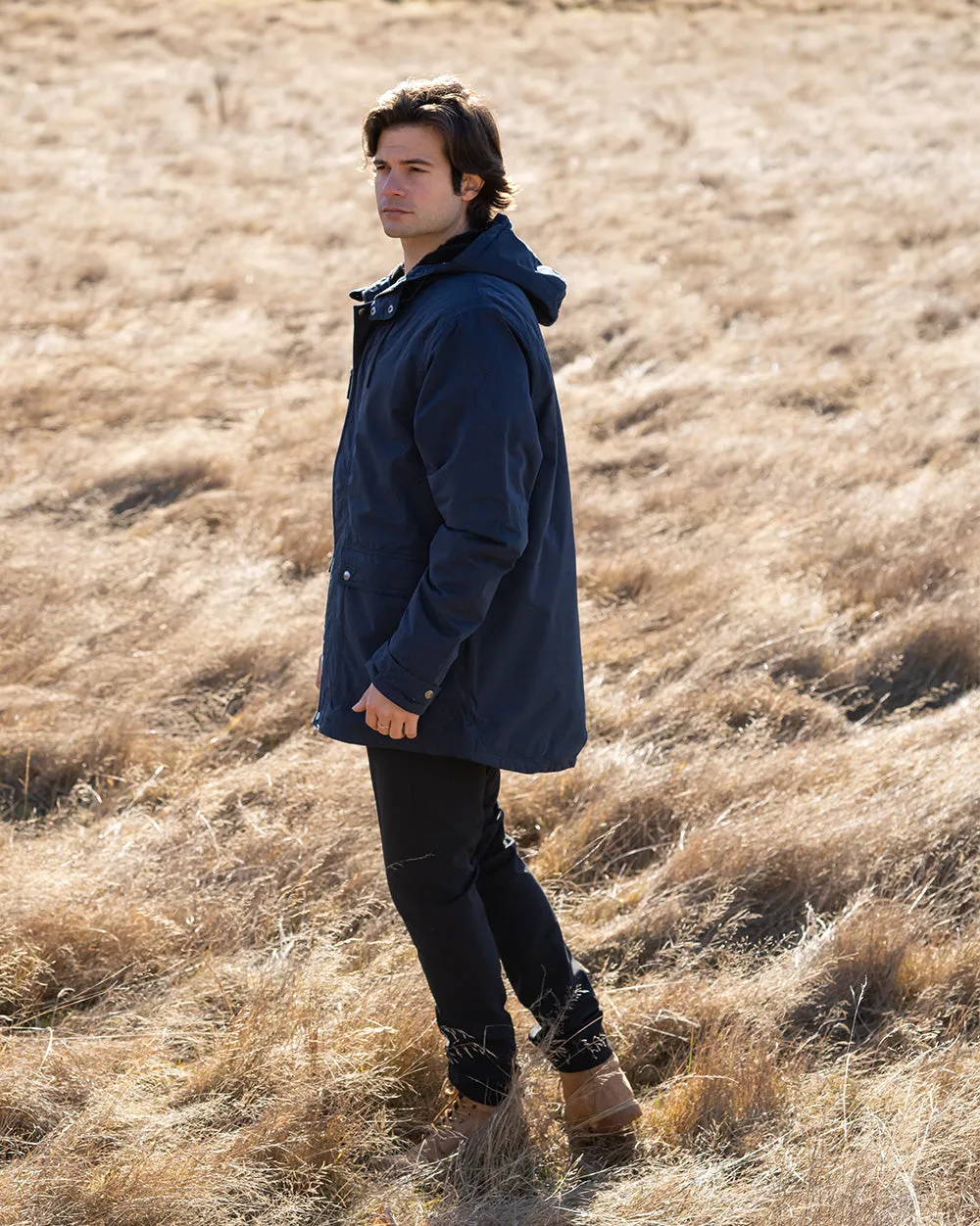 Cirrus Parka in Dark Denim