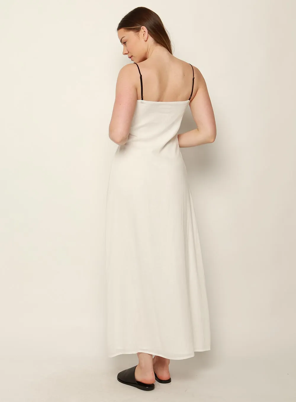 Claire Midi Dress-White