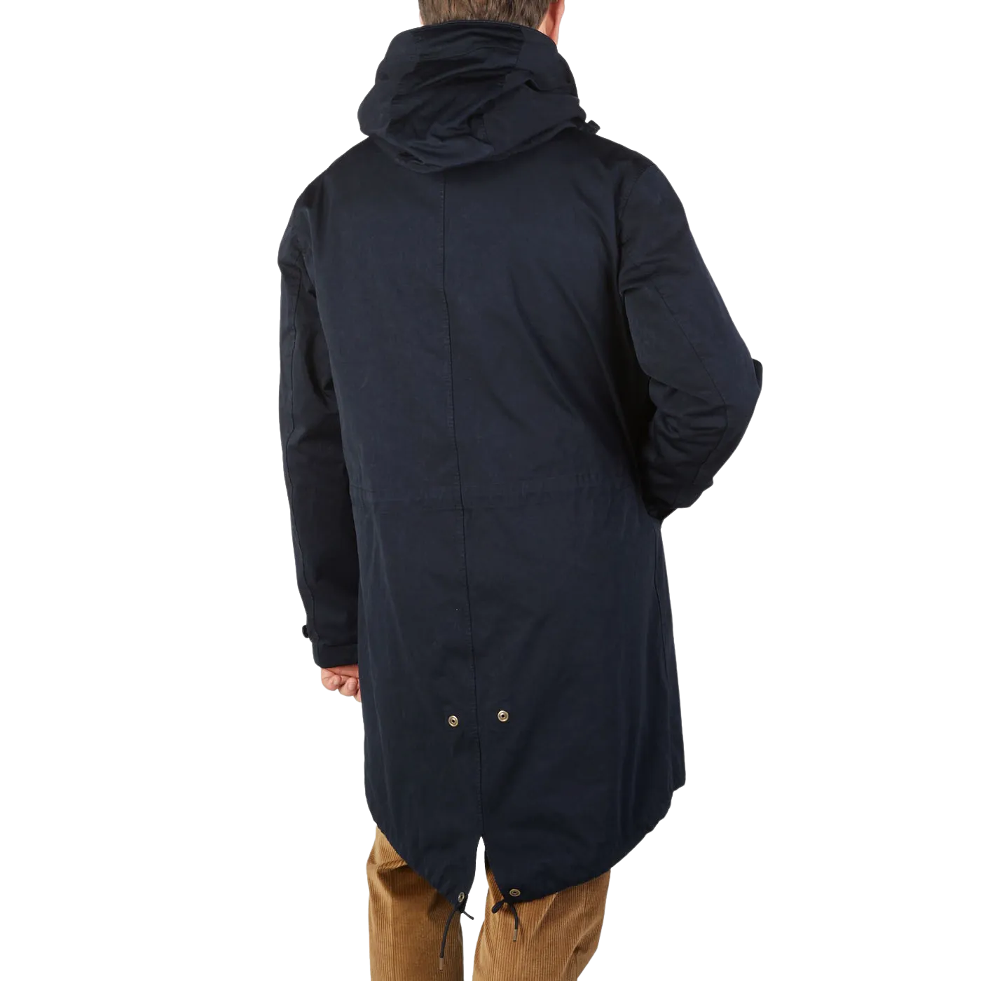 Dark Blue Technical Cyclone Parka