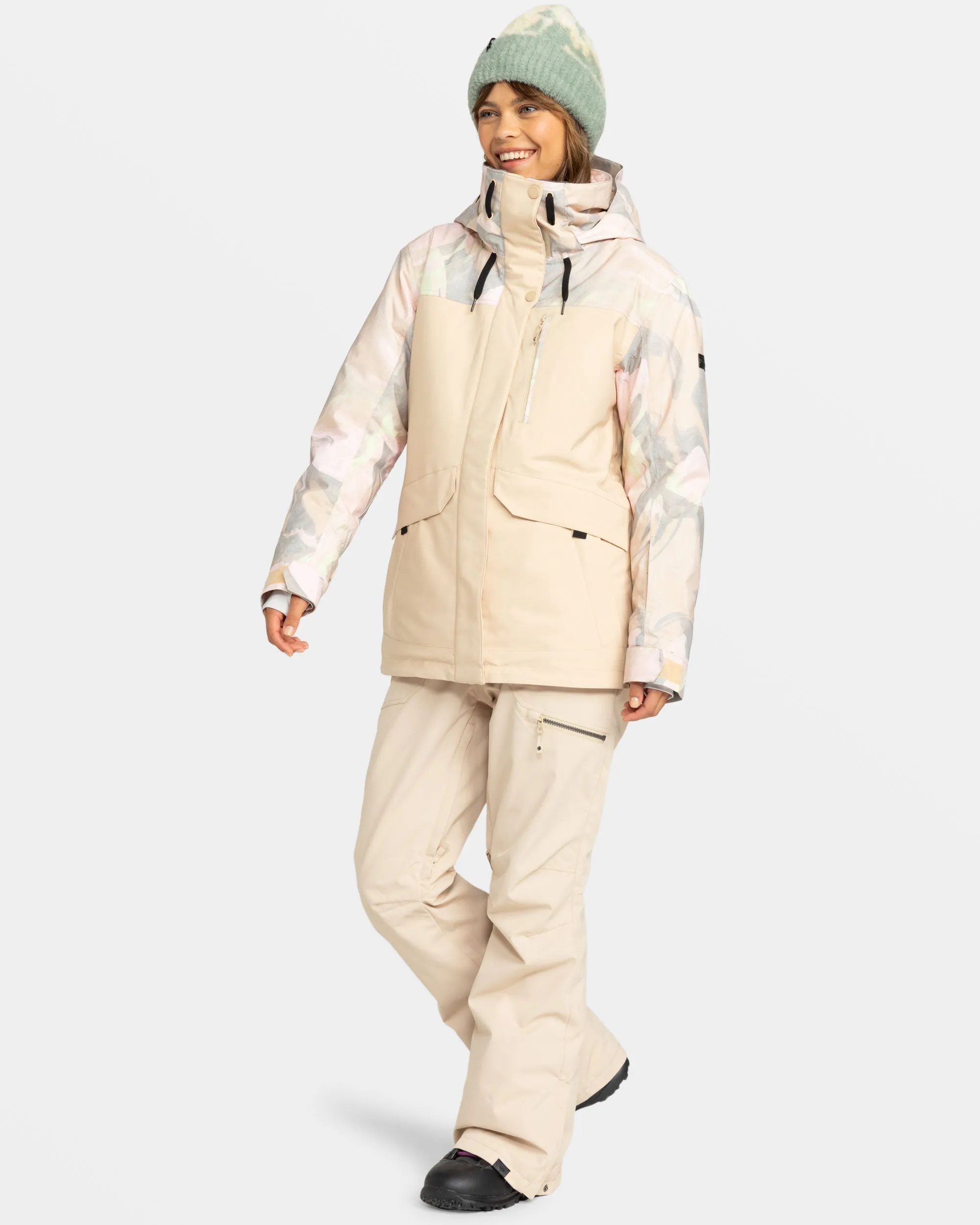 Dawnrae Parka Snow Jacket - Pebble Swirl