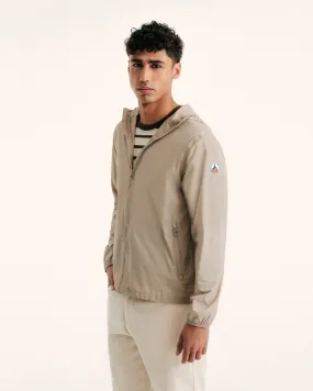 Derry waterproof packable jacket Beige