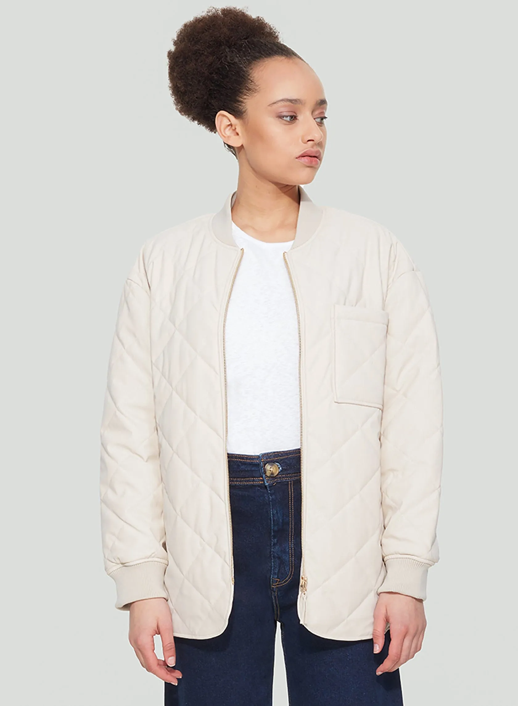 Dex Quilted Bomber Jacket- 2129500