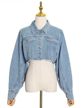 Drew Casual Spliced Denim Jacket