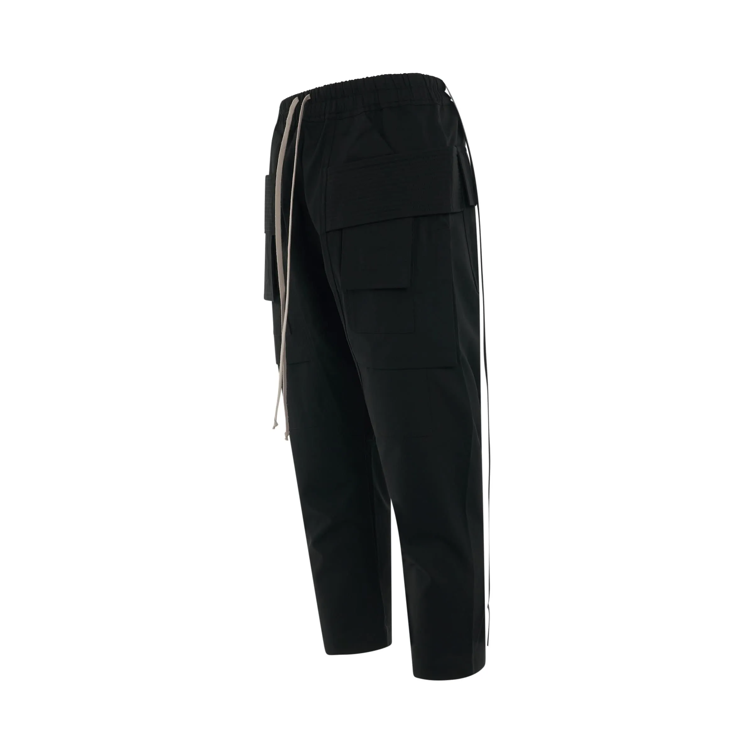 DRKSHDW Creatch Cargo Cropped Pant in Black