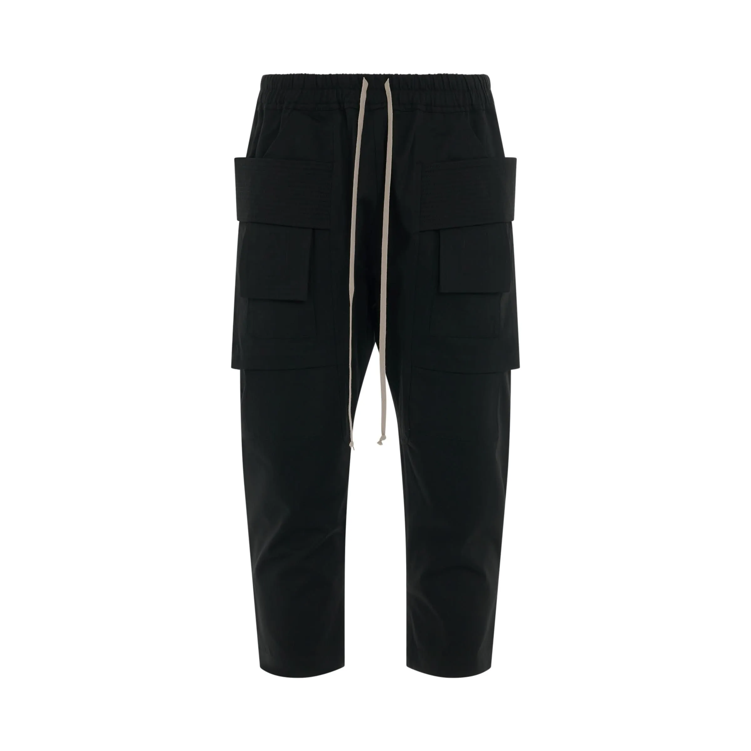 DRKSHDW Creatch Cargo Cropped Pant in Black