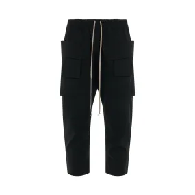 DRKSHDW Creatch Cargo Cropped Pant in Black