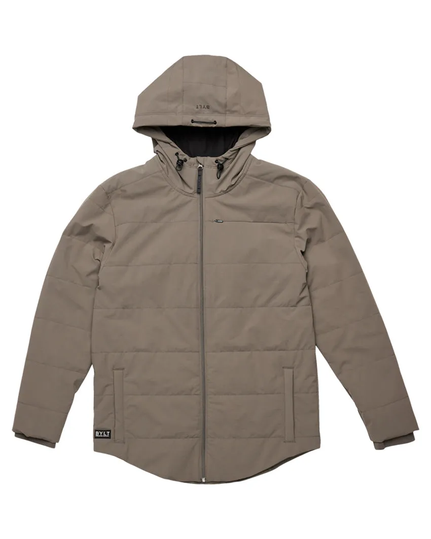 Drop-Cut Puffer Jacket