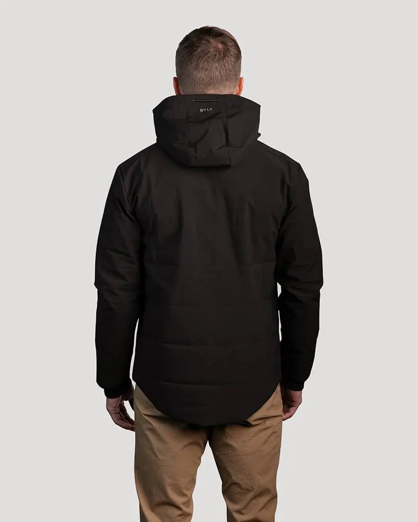 Drop-Cut Puffer Jacket