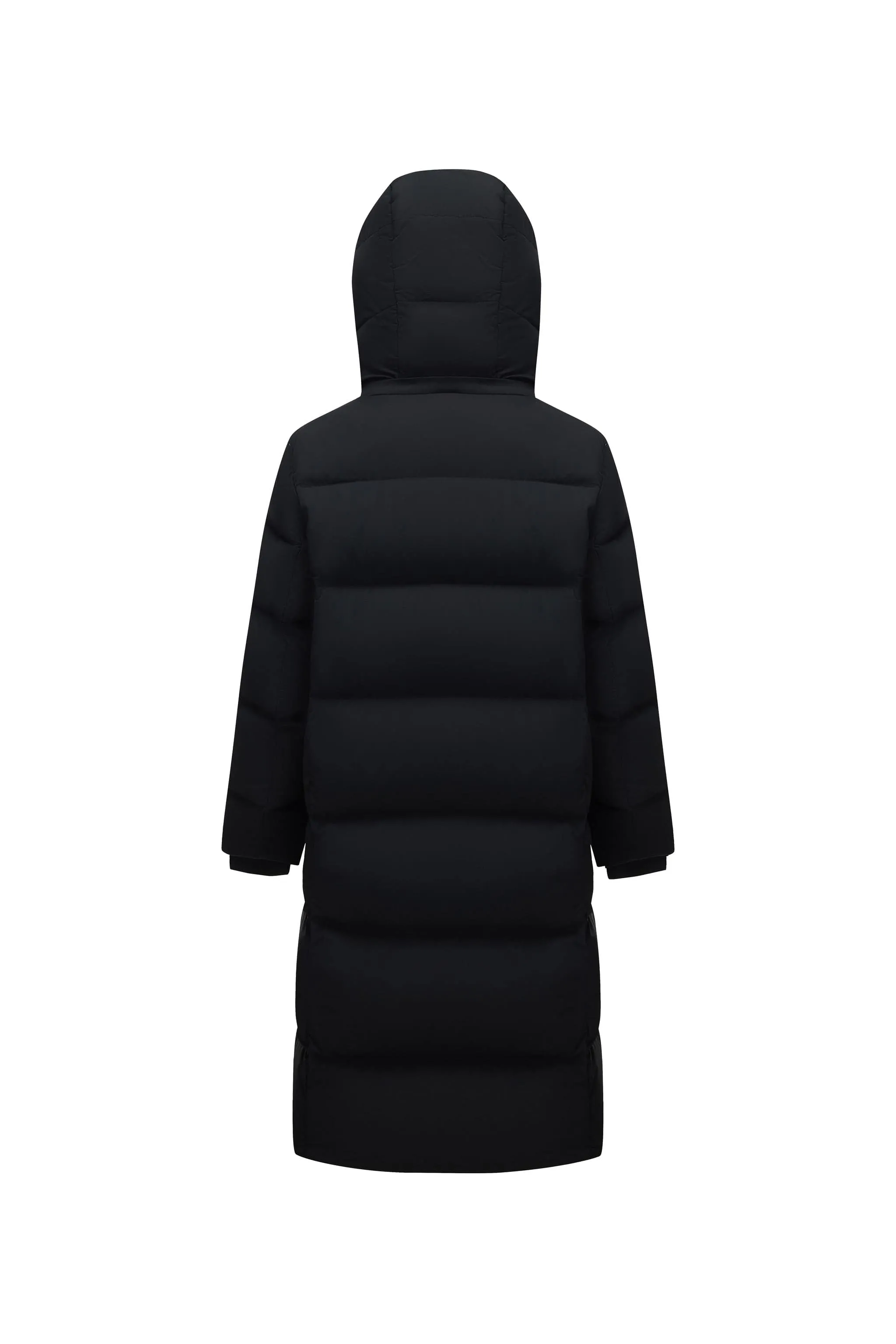 Feel the Cloud Women's Long Down Coat with detachable hood