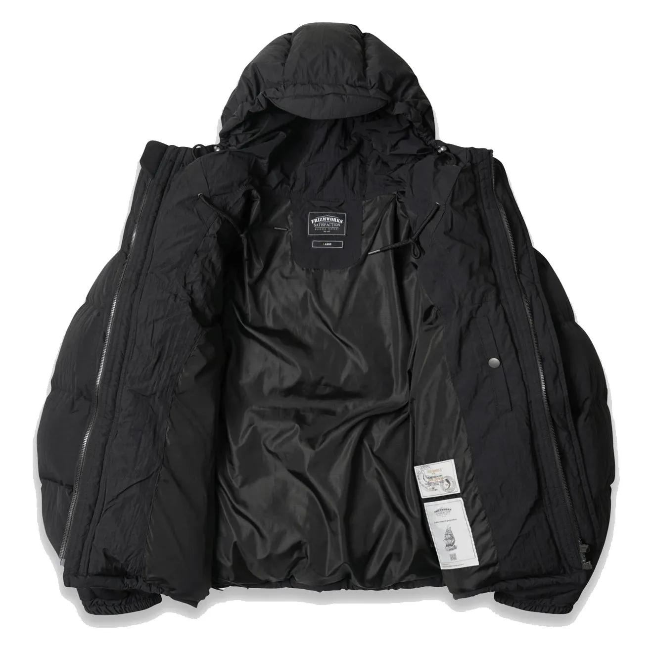 Frizmworks Smock Puffer Down Parka Black