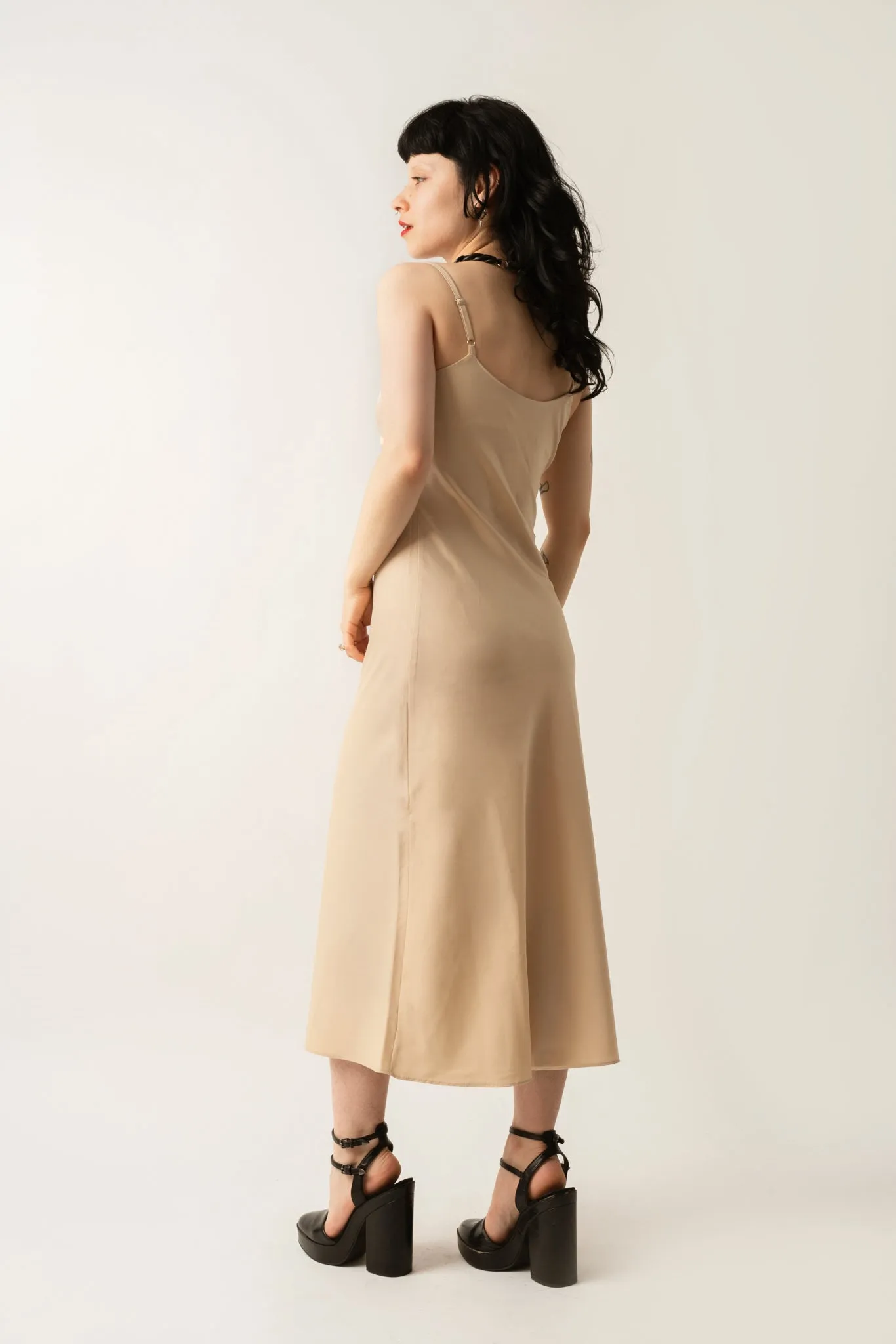 Gia Slip dress - champagne