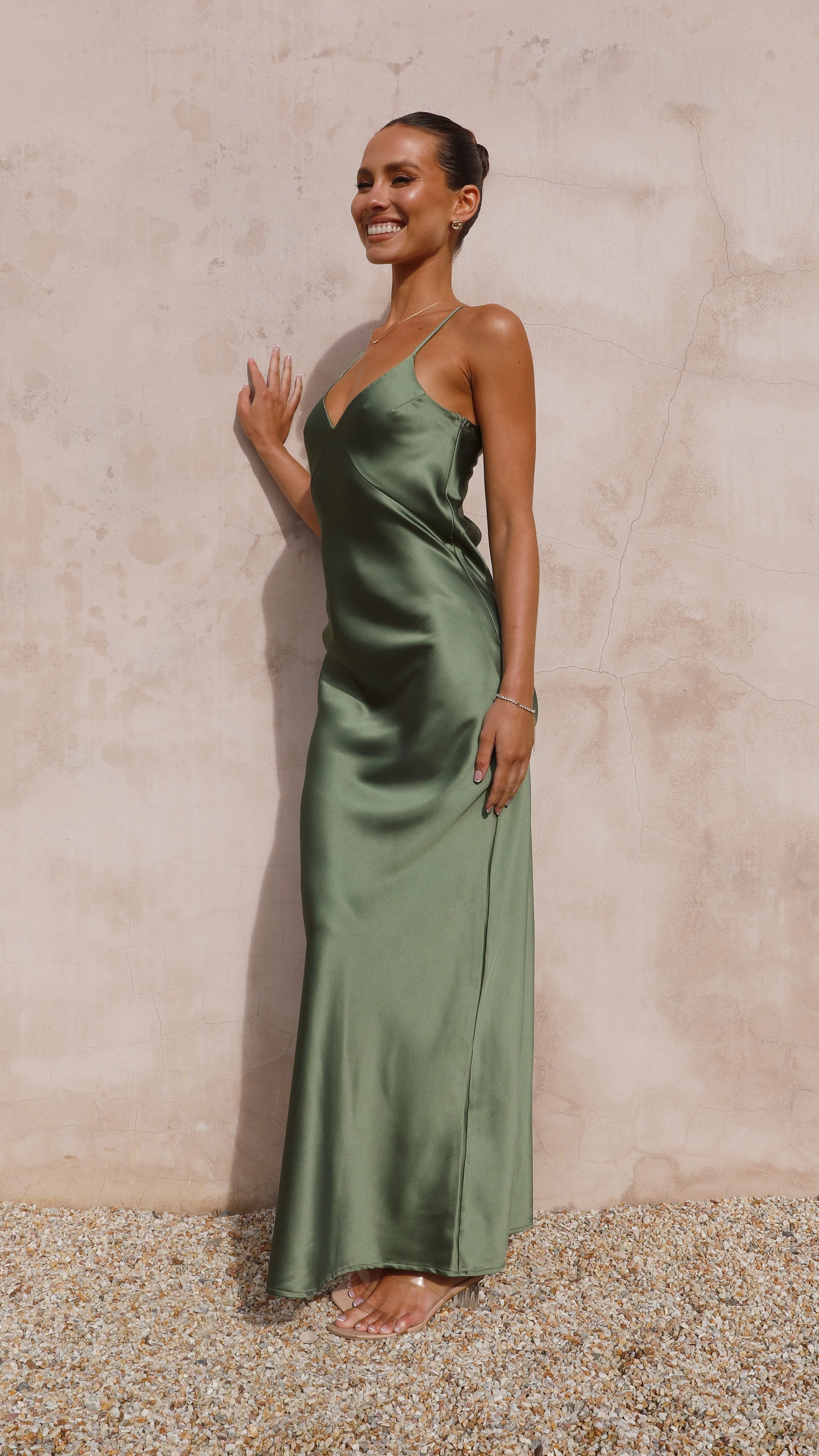 Gisella Maxi Dress - Olive