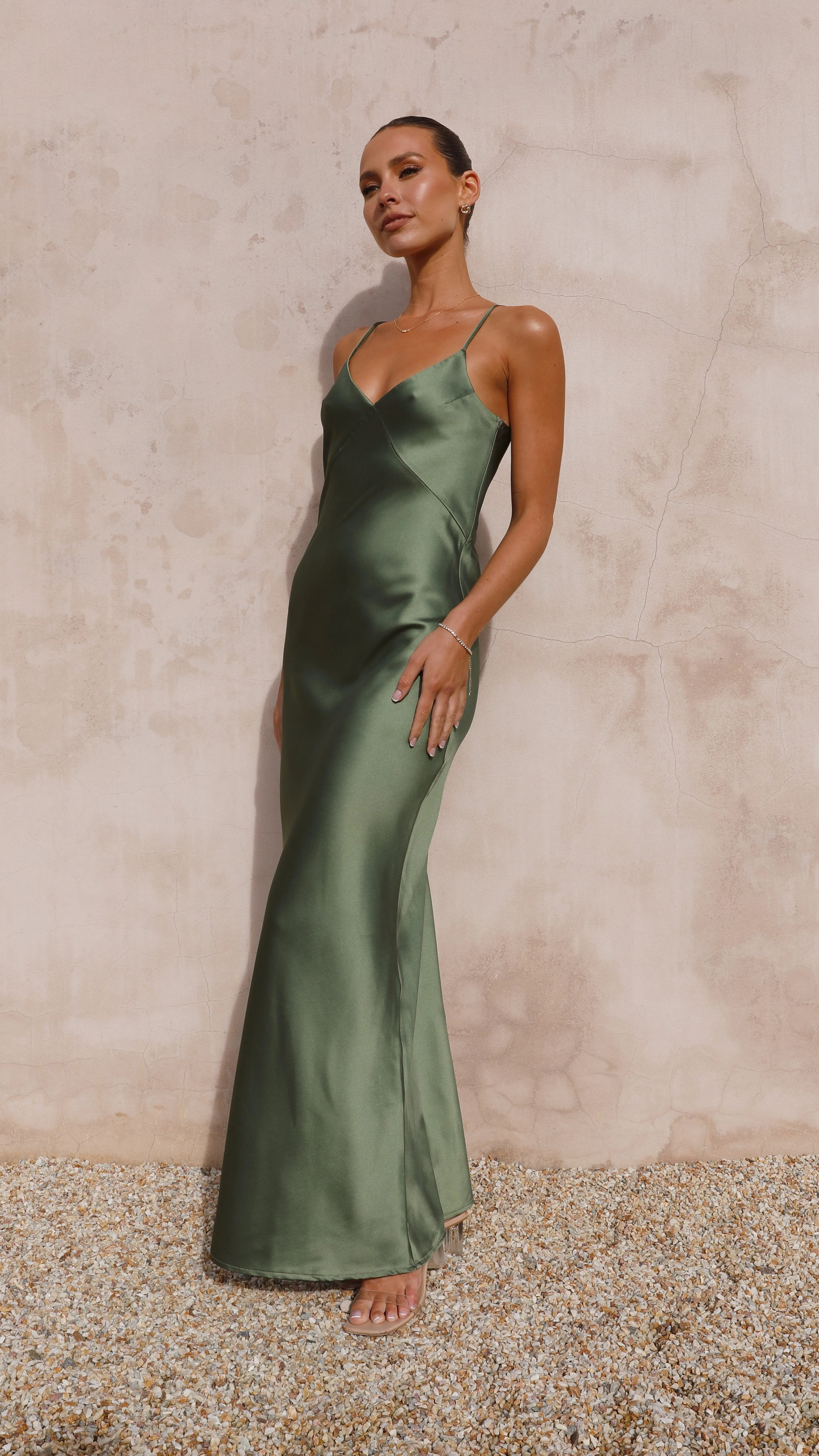 Gisella Maxi Dress - Olive