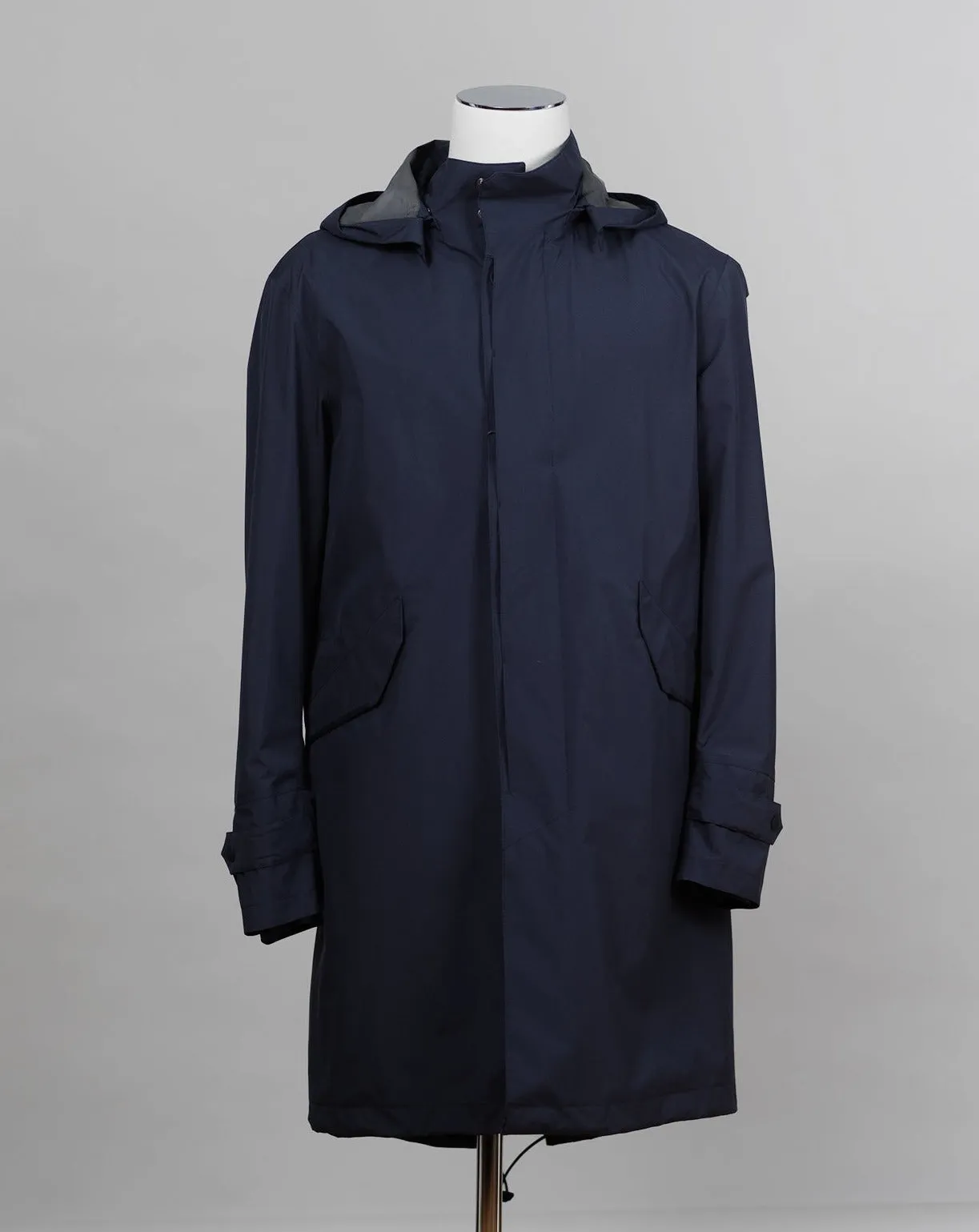 Herno Laminar Gore-Tex Fishtail Parka / Navy