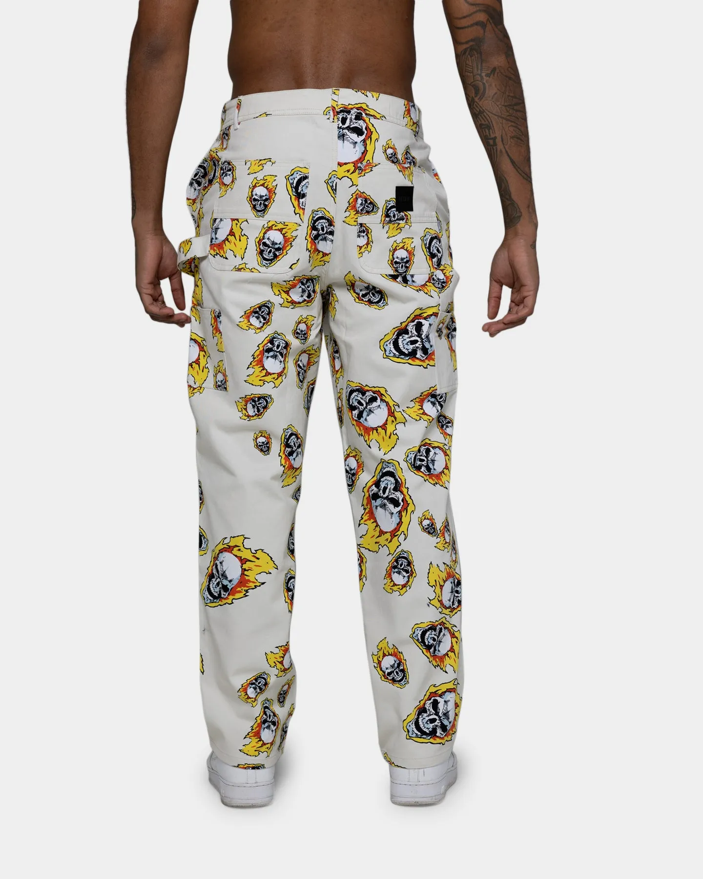 HUF HUF X Marvel Ghost Rider Painter Pants Natural