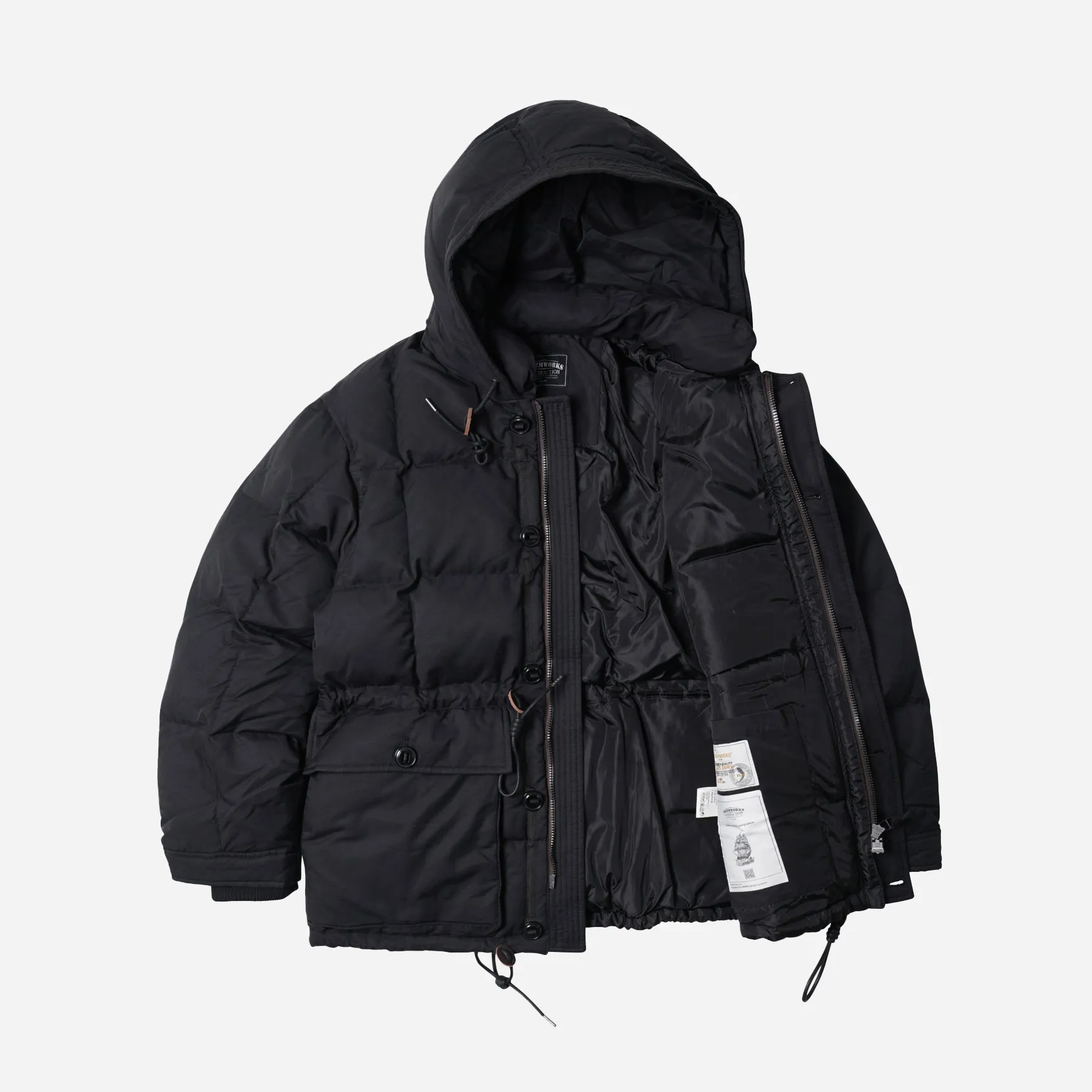 KARAKORAM DOWN PARKA JACKET - BLACK