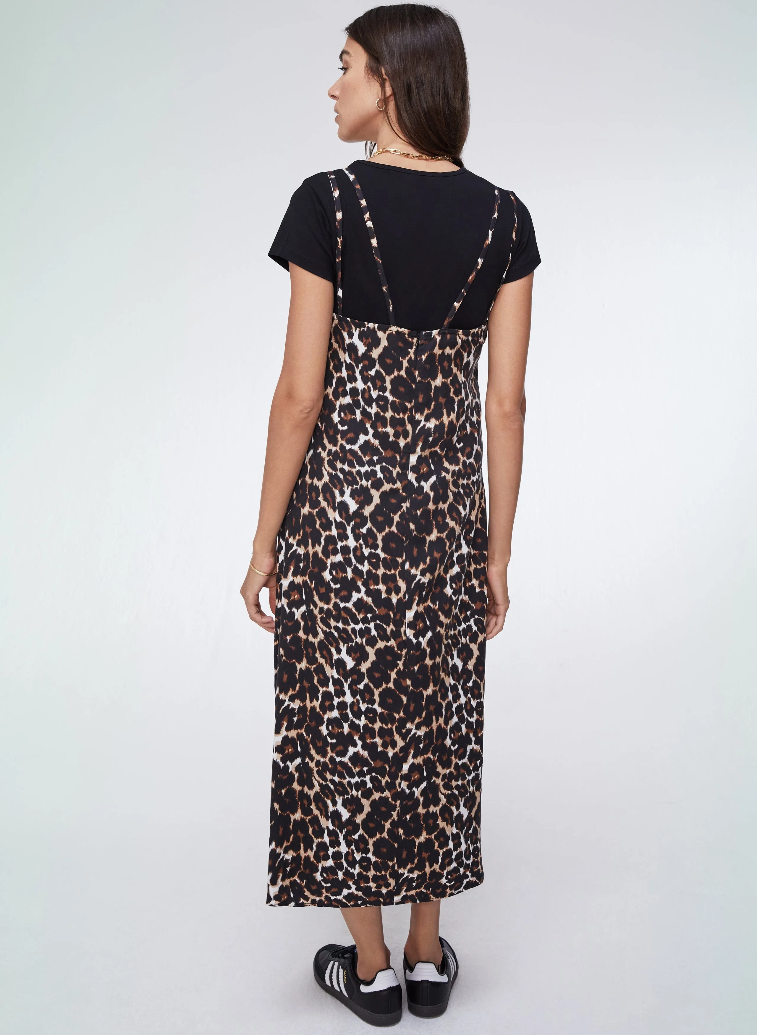 Kat TENCEL™ Dress | Brown Leopard