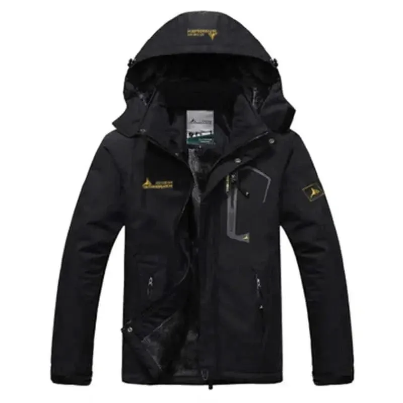 King Billion Luxurious Men's Winter Parka with Fur-Trimmed Hood