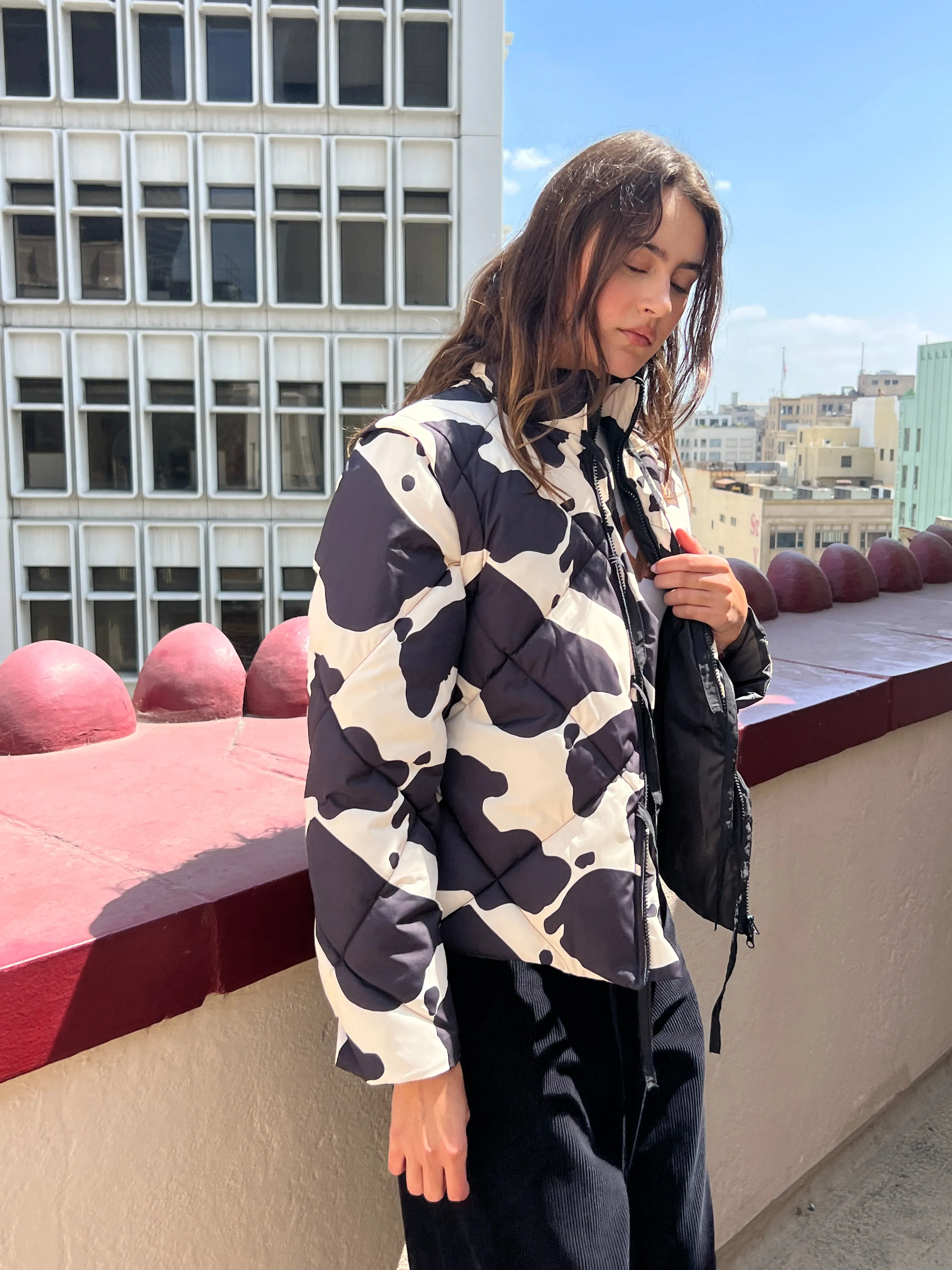 Lady Puffer Jacket - Cow