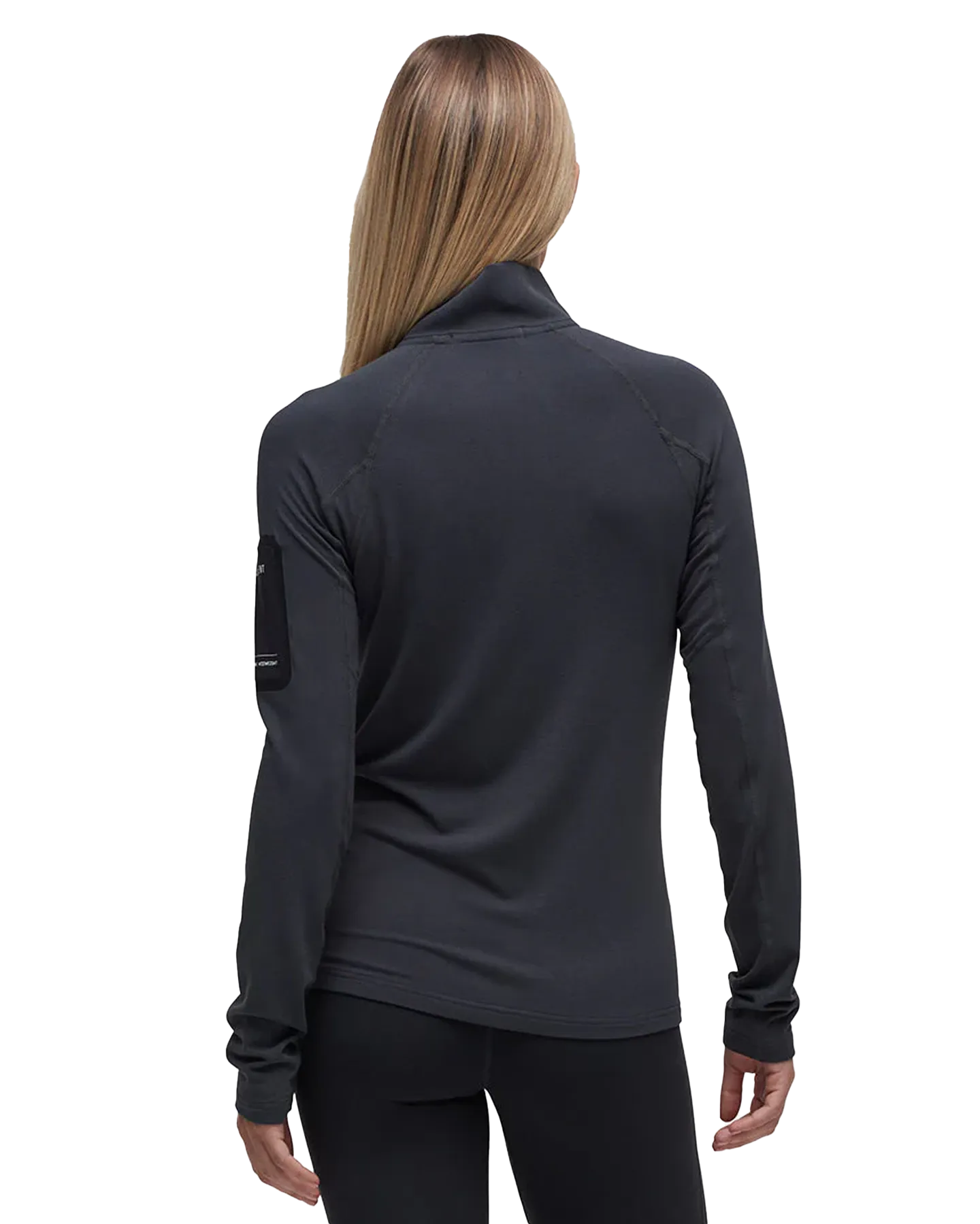 Le Bent Women's Core Midweight 1/4 Zip - Dark Cloud