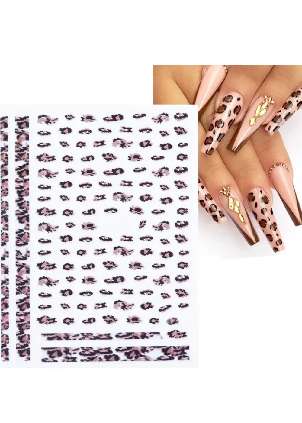 Leopard Print Nail Stickers