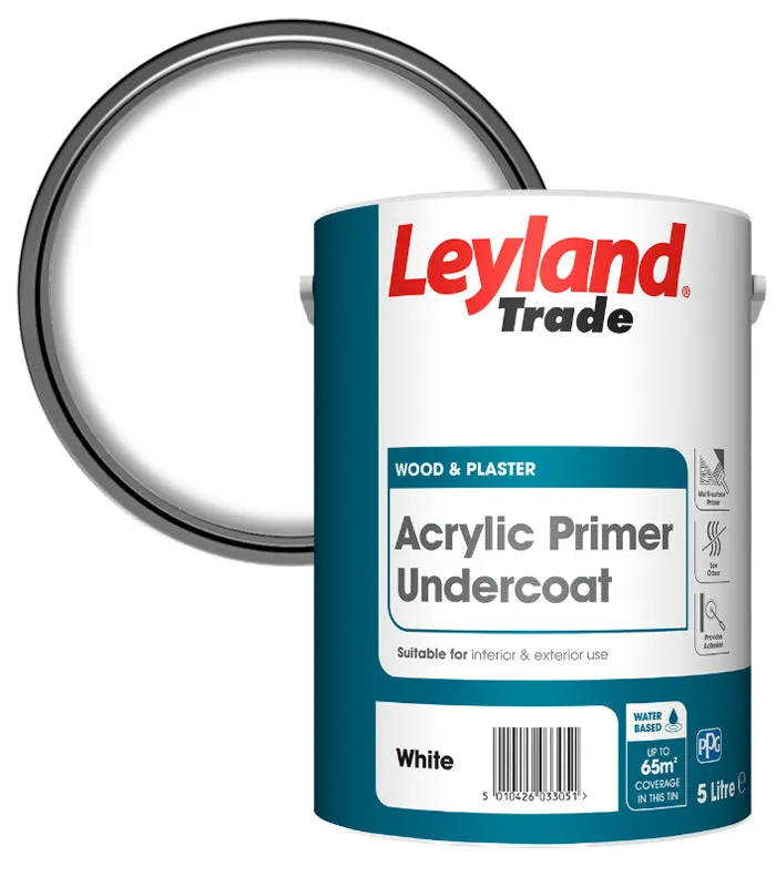 Leyland Trade Acrylic Primer Undercoat - White