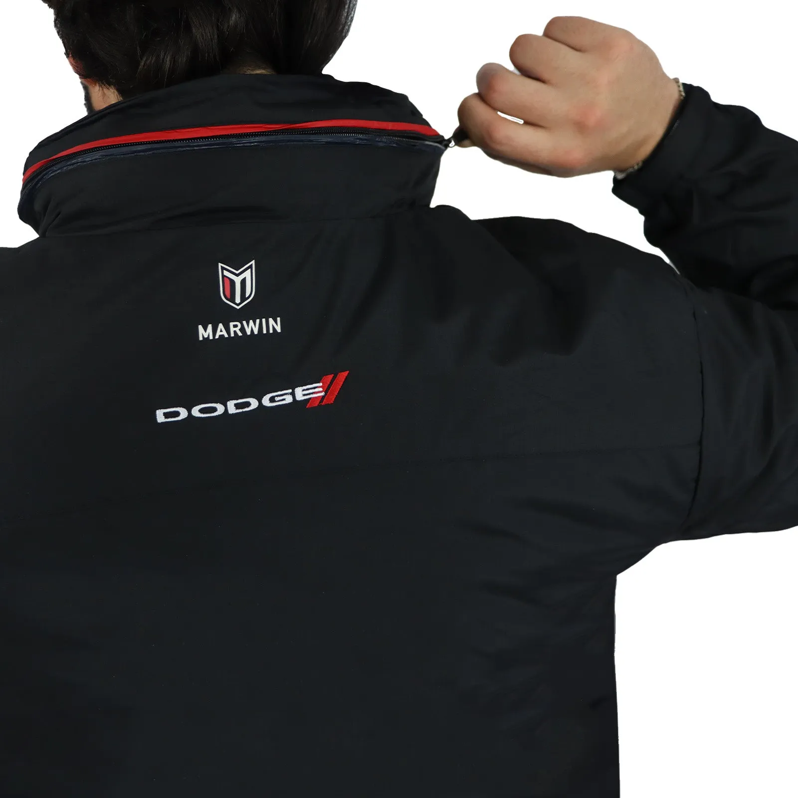 Marwin Sports Dodge Hellcat Men's 4-1 Jacket - Black