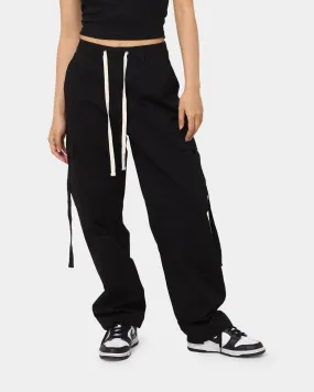 MNML Women's Baggy Cargo Pants Black