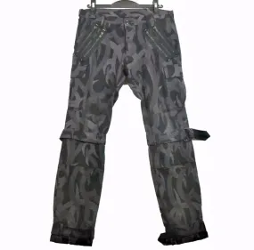 Number (N)ine heart camo bondage cargo flight pants S/S04 “Give Peace a Chance” 3/30