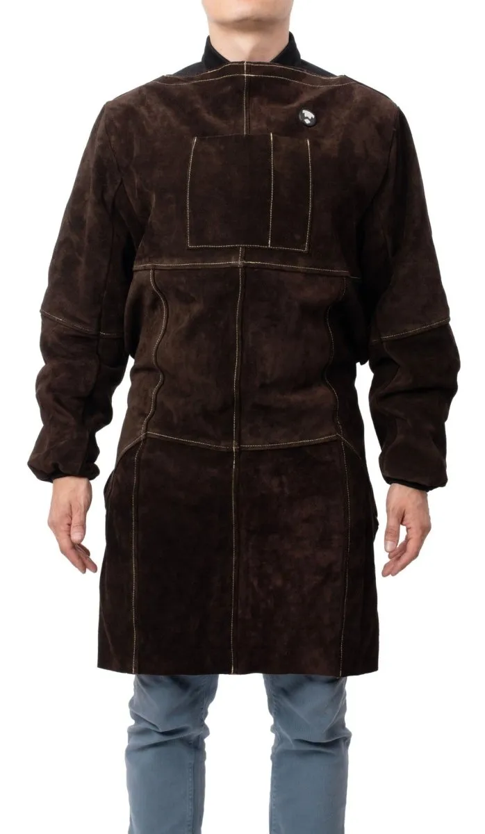 OTTAR Leather Apron with Long Sleeves