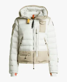 Parajumpers Skimaster Women's Jacket in Off White/Tapioca PW PUF ML31 FW22