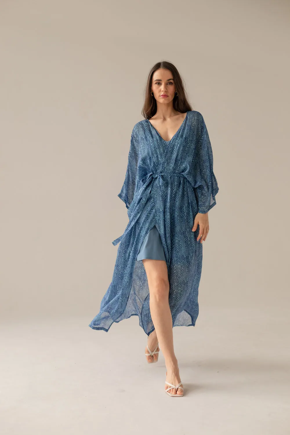 Pareo Dress Blue Print