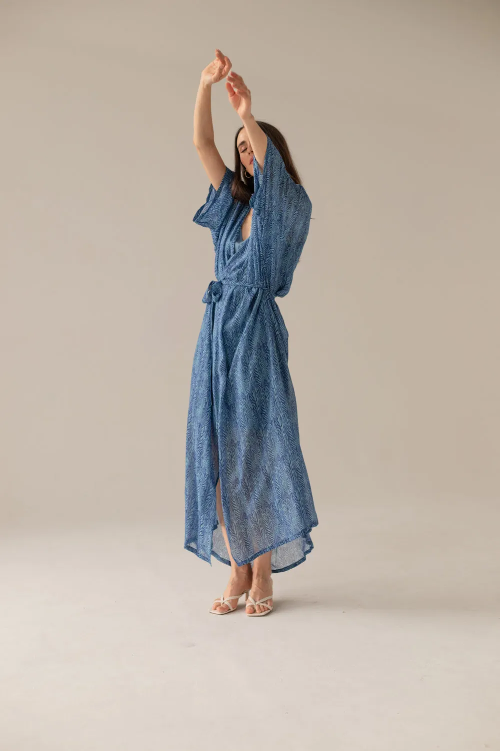 Pareo Dress Blue Print