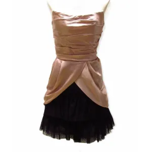 Philosophy by Alberta Ferretti Silk Strapless Dress