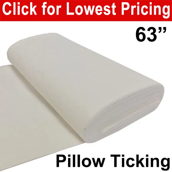 Pillow Ticking 60" - Full Roll (25 Meters)