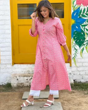 Pink Loop Kurta