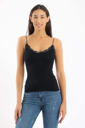 Plunge Round Neck Top